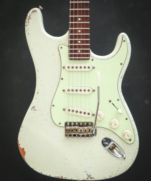 Hansen S-Style Olympic White - Kauffmann's Guitar Store